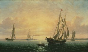Die Schoner Jane von Bath, Maine, 1857