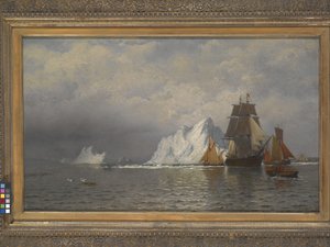Walfänger und Fischereifahrzeuge in der Nähe der Küste von Labrador von William Bradford