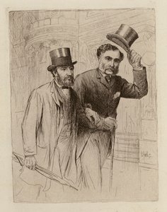 Thomas Smith Clouston, Dozent für Geisteskrankheiten; Douglas Argyll Robertson, Dozent für Augenkrankheiten von William Brassey (after) Hole
