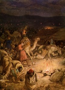 Gideon im Lager der Midianiter - Bibel