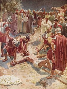 Jesus wird gekreuzigt von William Brassey Hole