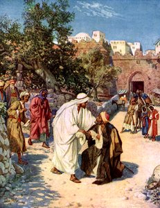 Jesus reinigt einen Aussätzigen