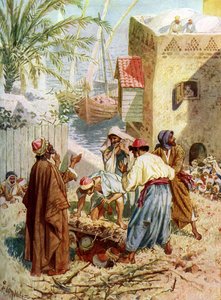 Jesus heilt einen Gelähmten - Bibel von William Brassey Hole