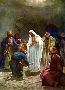 Jesus zeigt den Jüngern seine Wunden - Bibel
