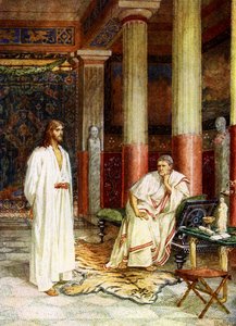 Jesus steht vor Pilatus - Bibel von William Brassey Hole