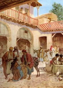 Josephs Brüder im Gasthaus. Jedermanns Geld in seinem Sack. - Bibel