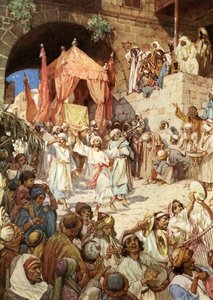 König David bringt die Bundeslade nach Jerusalem - Bibel