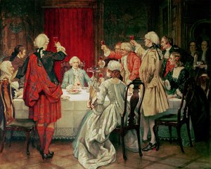 Prinz Charles Edward Stuart in Edinburgh, 1745 von William Brassey Hole