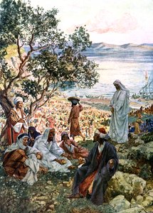 Die Speisung der Fünftausend - Bibel von William Brassey Hole