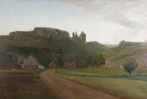 In der Nähe des Dorfes Crecy, Frankreich von William Bright Morris