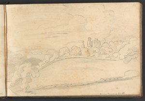 Berry Pomeroy Castle von William Brockedon