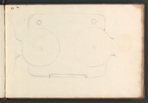 Skizze eines unbekannten Geräts von William Brockedon