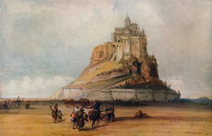 Mont St. Michel, um 1861 von William Callow