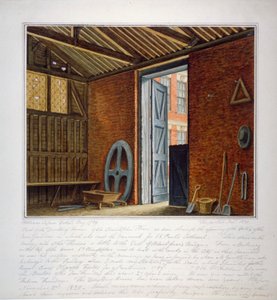 Teil des Wohnhauses von Sir Christopher Wren, Southwark, London, 1820 von William Capon