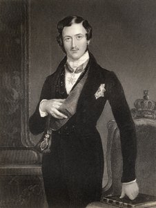 Albert Prinzgemahl von Großbritannien, graviert von W. Holl, aus 