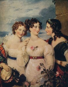 Die Union: Distel, Rose, Kleeblatt, ca. 1850