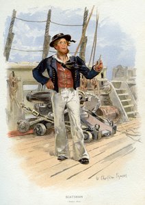 Bootsmann der Royal Navy, um 1829