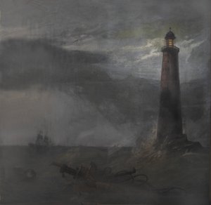 Aktvorhang für The Lighthouse, 1855 von Clarkson Frederick Stanfield