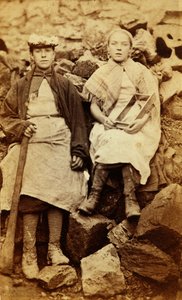 Arbeiter der Tredegar Eisenwerke, Wales