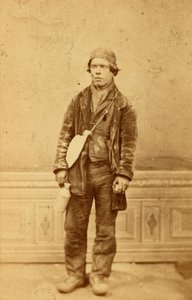 Arbeiter der Tredegar Eisenwerke, Wales von William Clayton