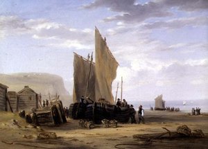 An der Küste von Yarmouth (eines von einem Paar)