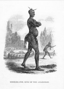 Moselekatse, König der Amazooloo, 1852 von William Cornwallis Harris