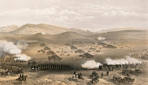 Angriff der Leichten Kavalleriebrigade, 25. Oktober 1854, unter Generalmajor Earl of Cardigan