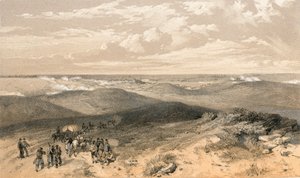 Sebastopol von der Rückseite der englischen Batterien von William Crimea Simpson