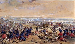 Die Schlacht von Tcherneya, 16. August 1855