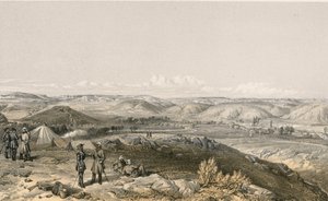 Tal der Tschernaja, Blick nach Norden von William Crimea Simpson