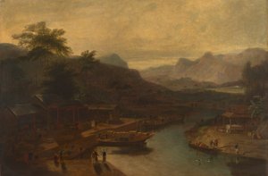 Eine Ansicht in China: Teepflanze kultivieren von William Daniell