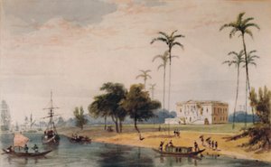 Im Gartenhaus Reach, Kalkutta, um 1786-1791, 1935