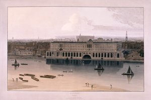 Somerset House, London, 1804 von William Daniell