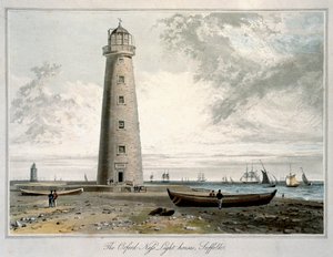 Die Leuchttürme von Orford Ness, Suffolk von William Daniell