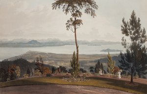 Blick vom Strawberry Hill, Prinz von Wales Insel von William Daniell