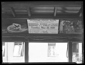Werbekarten, Brooklyn Trolley, 25. Mai 1920 von William Davis Hassler