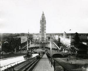 Coney Island Dreamland - Blick von der Spitze der Rutschen, ca. 1910-21
