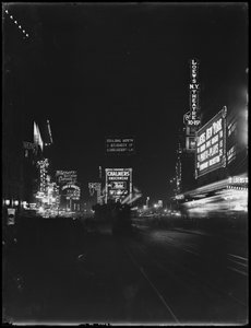 Beleuchtete Schilder am Times Square, New York City, 1917