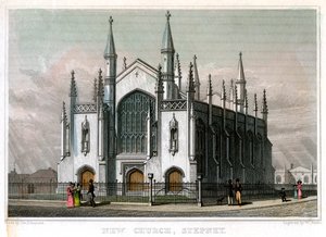 Neue Kirche, Stepney, London, 1828