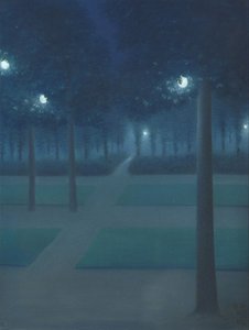 Nocturne im Parc Royal, Brüssel