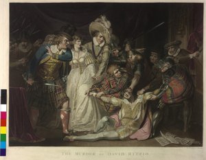 Die Ermordung von David Rizzio von William Dickinson
