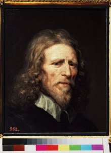 Porträt von Abraham van der Doort, holländischer Künstler von William Dobson