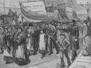 Prozession der Heiratsvermittler nach Westminster, 1892