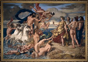 Neptun übergibt Britannia das Reich der Meere, 1847