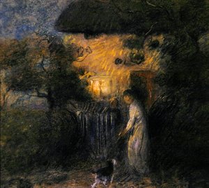 Die streunende Katze, ca. 1890