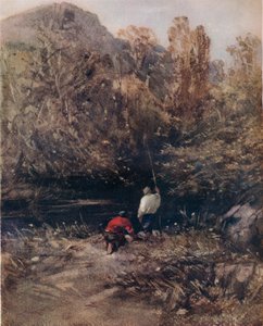 Landschaft mit Fischern, 1843, 1924