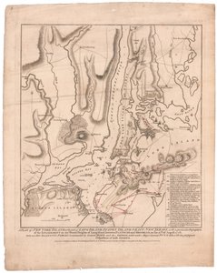 Ein Plan der Insel New York von William Faden