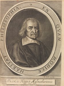 Porträt von Thomas Hobbes, 1588-1679, 1642 von William Faithorne the Elder