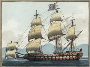 Die Royal Sovereign zur Zeit von Charles II.