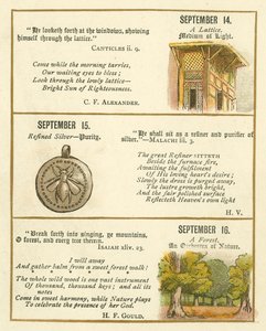 Seite aus dem Bibel-Emblem-Jubiläumsbuch von William Foster